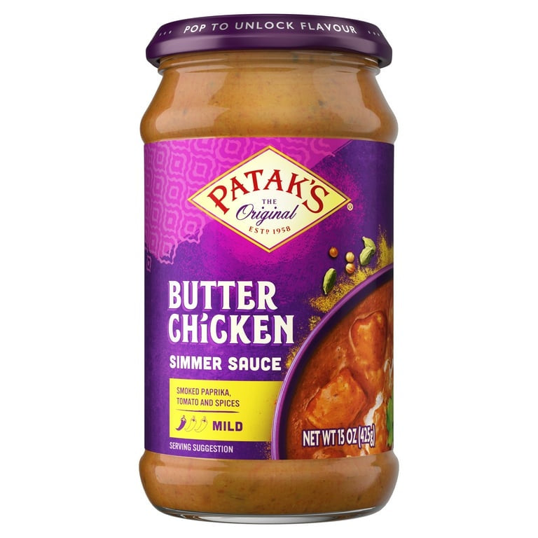 Patak's Simmer Sauce, Butter Chicken, 15oz