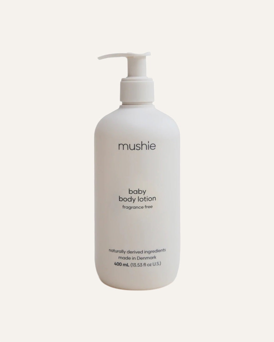 Mushie Baby Body Lotion, Fragrance Free