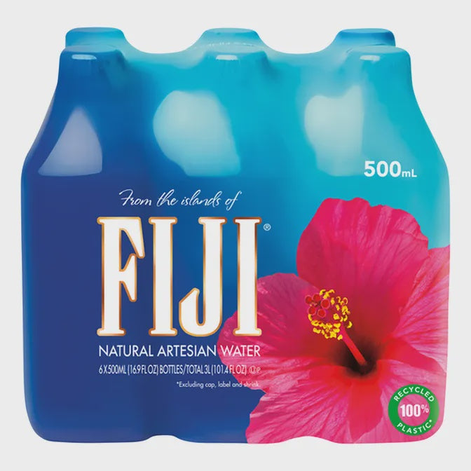 Fiji Water Bottles, 500ml, 6ct