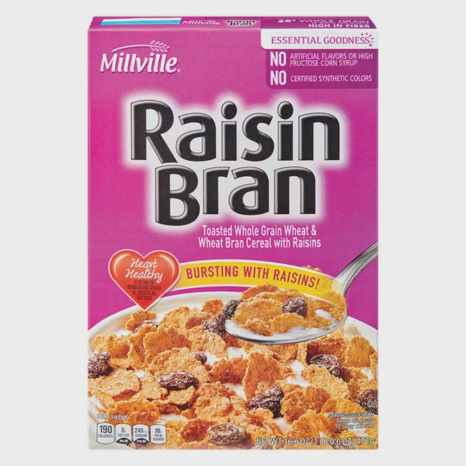 Millville Raisin Bran,  16.6 oz