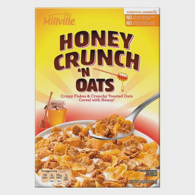 Millville Honey Crunch n Oats,  18oz