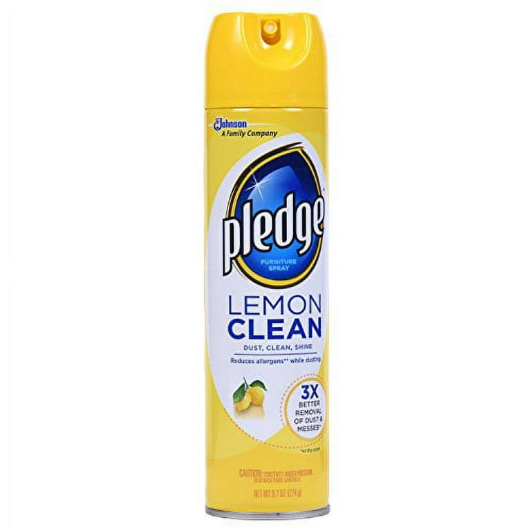 Pledge Lemon Clean Dust Spray 9.7oz