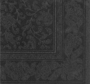 Papstar Royal Collection Elegance Napkins - Black, 50ct