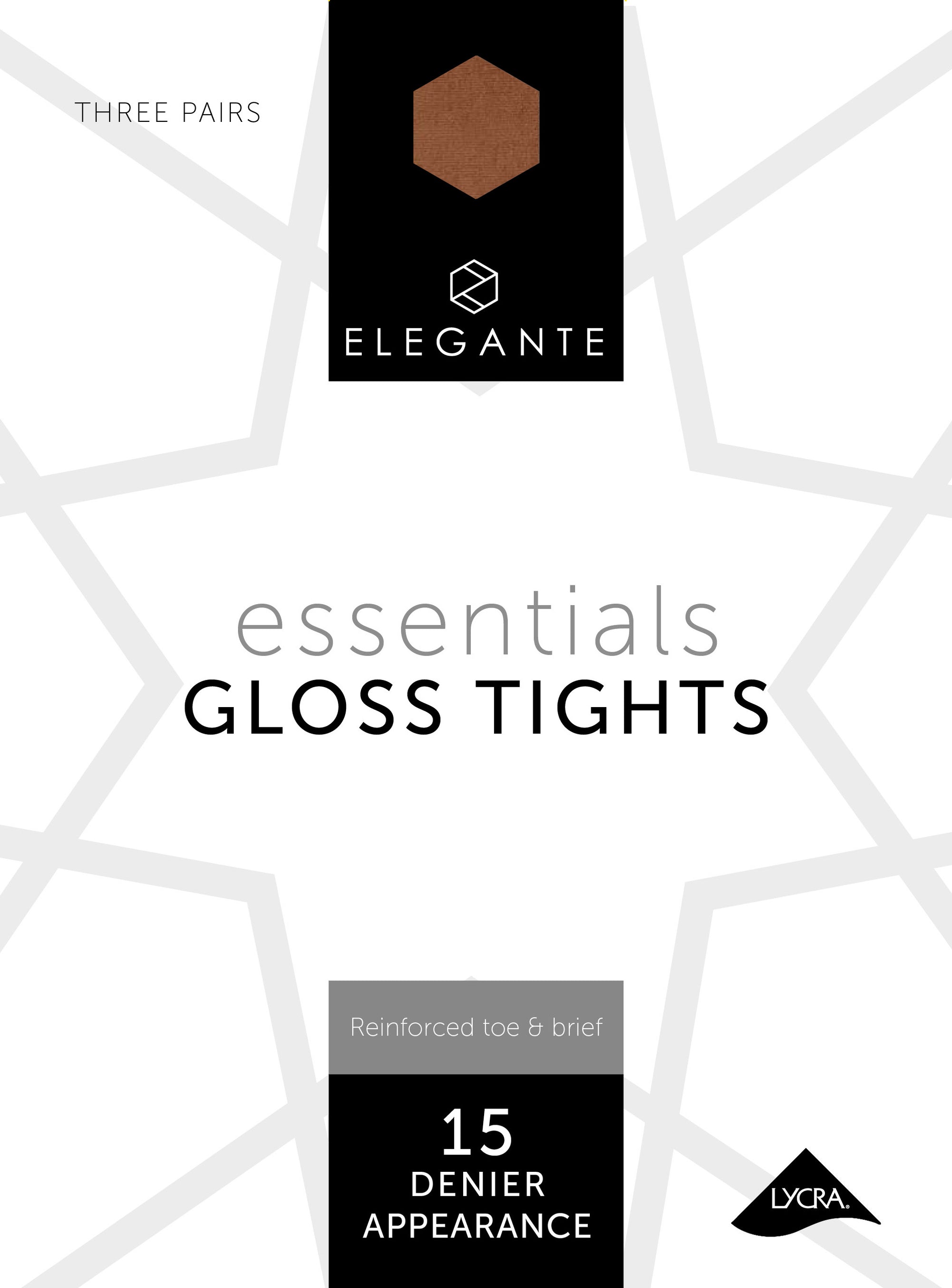 Elegante Essential Gloss Nylons Bronze Glow Large
