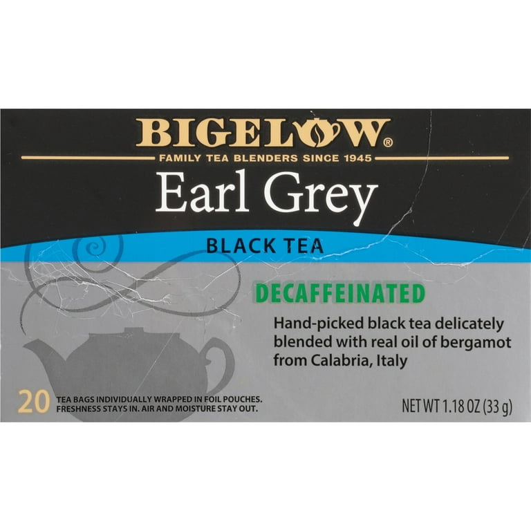 Bigelow Earl Grey Tea Decaf, 20pk