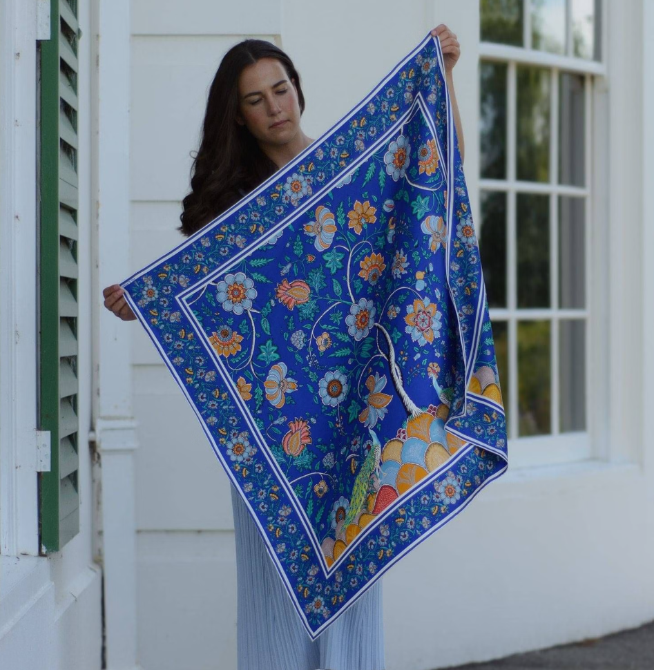 90cm Twill Silk Scarves