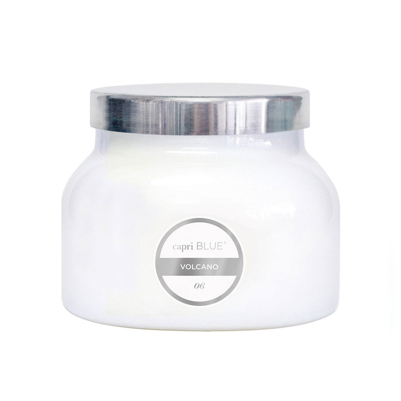 Volcano White Signature Jar Candle, 19oz