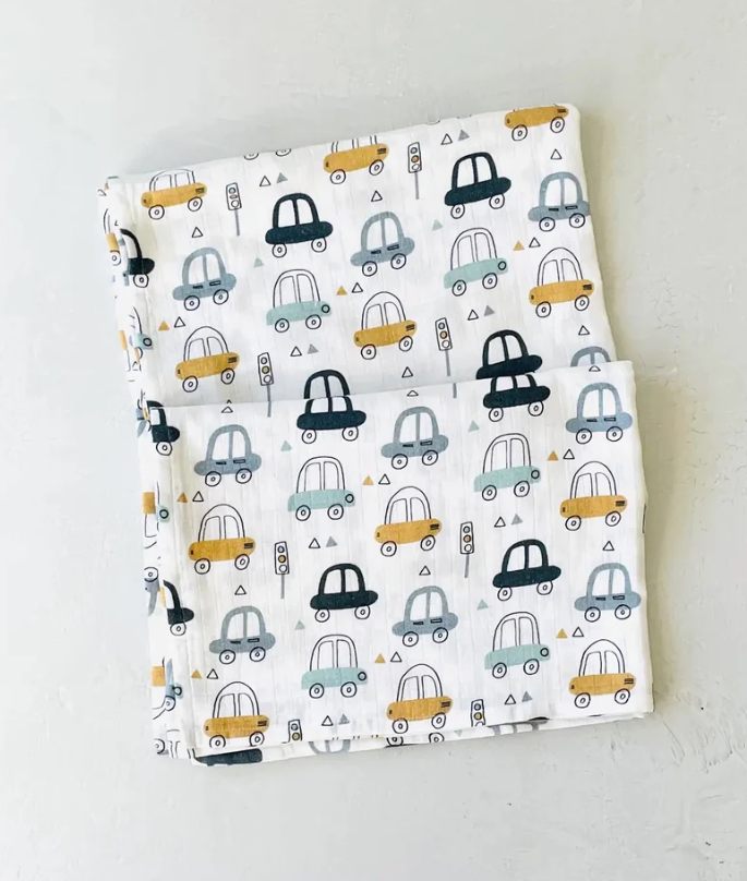 Baby Cars Organic Muslin Swaddle