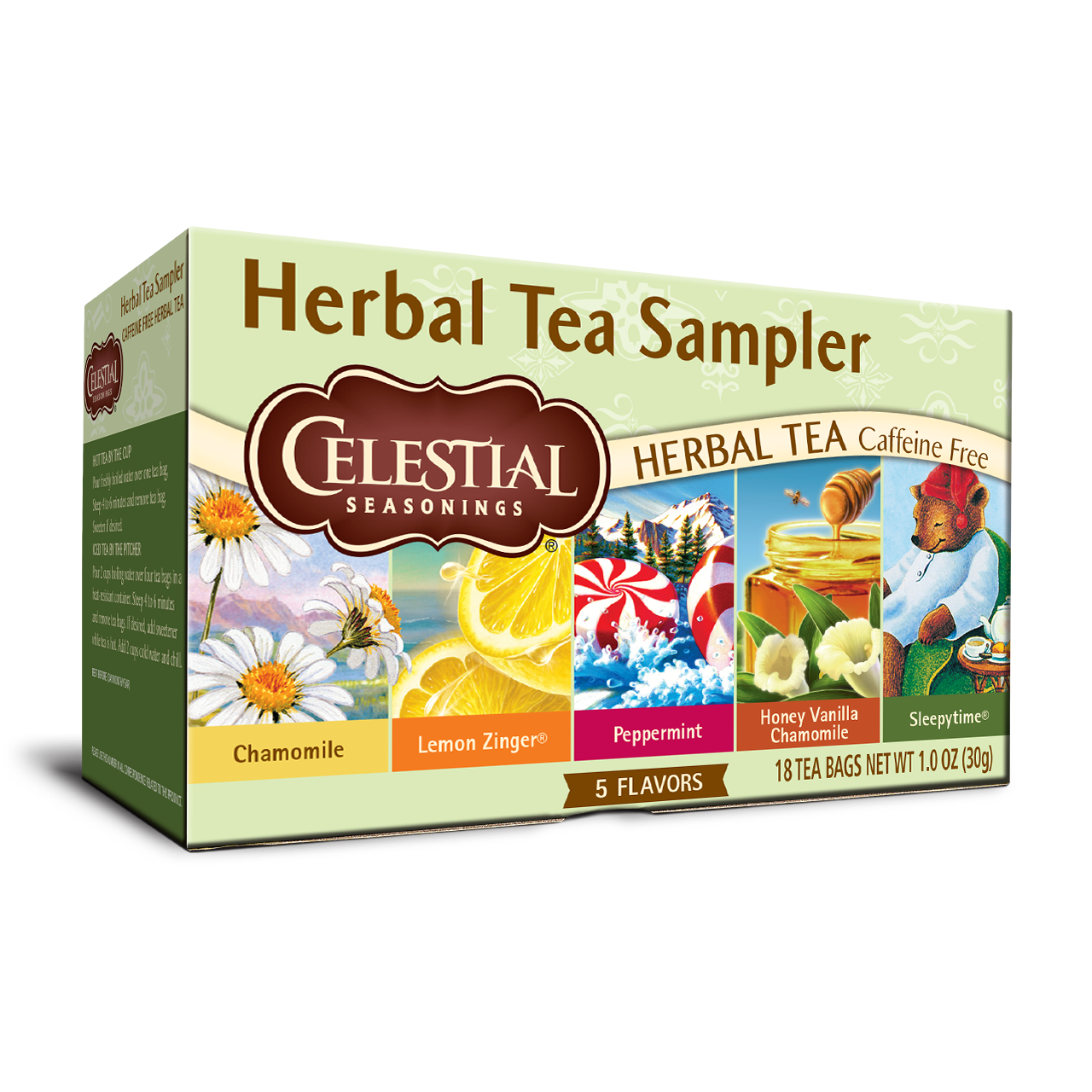 Celestial Seasonings Tea Sampler, 18ct