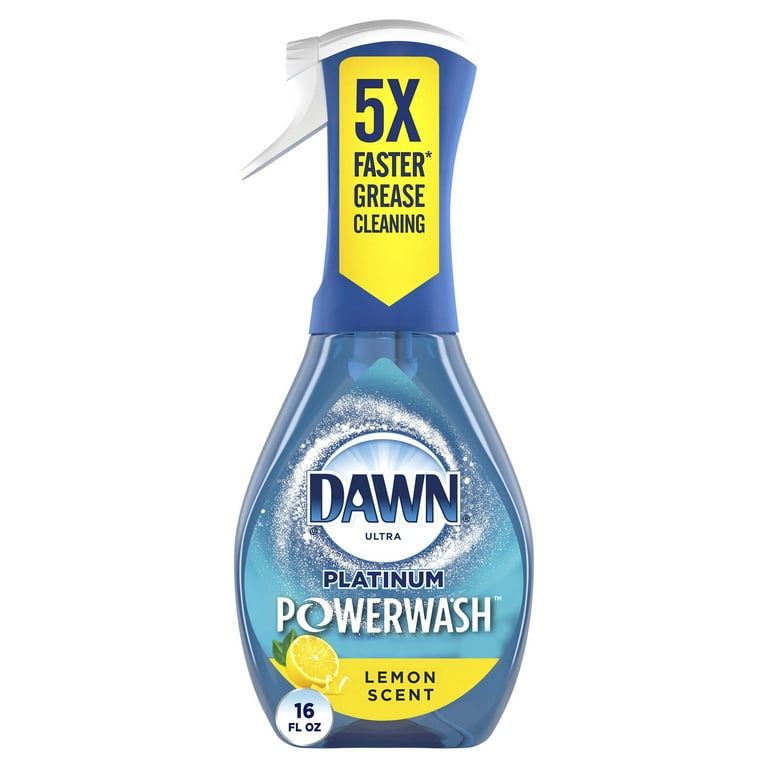 Dawn Ultra Platinum Powerwash Dish Spray, Lemon Scent, 16oz