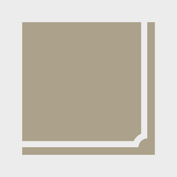 Zela Simple Elegance Collection Golden Border Dinner Napkins, 50ct