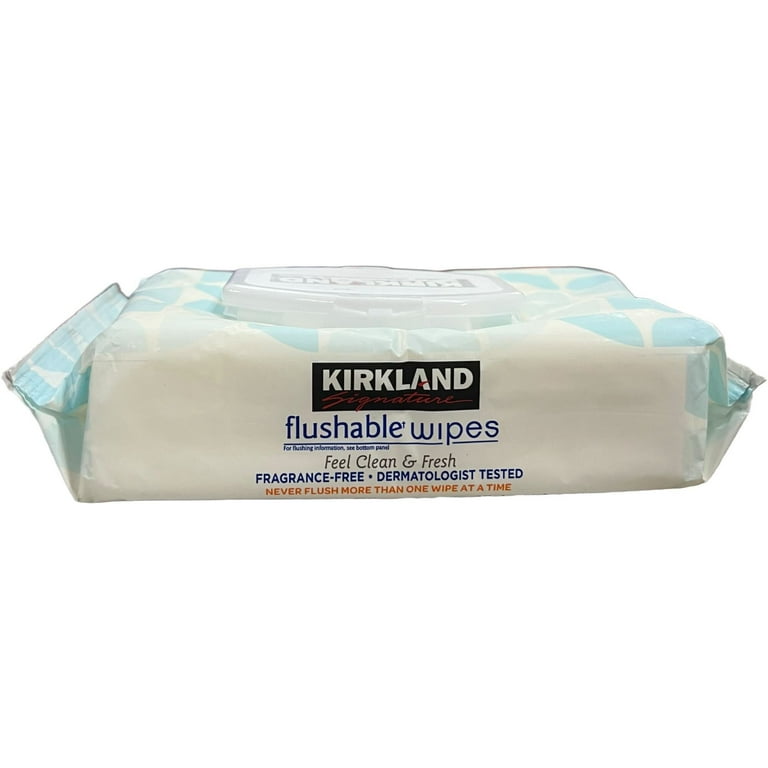 Kirkland Flushable Wipes, 64ct