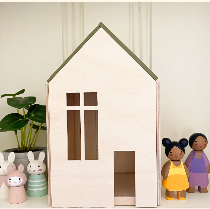 Magnetic Doll House - Large Green