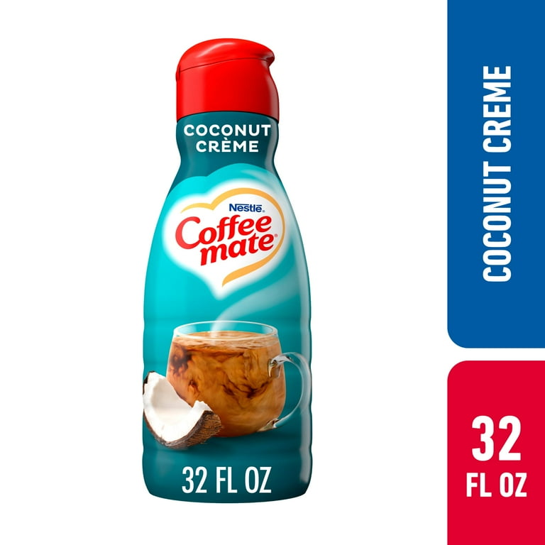 Coffee-mate Liquid Coffee Creamer, Non-Dairy, Coconut Cream, 32 fl oz
