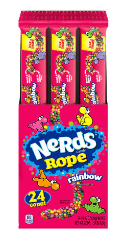 Nerds Rainbow Ropes, 0.92 oz