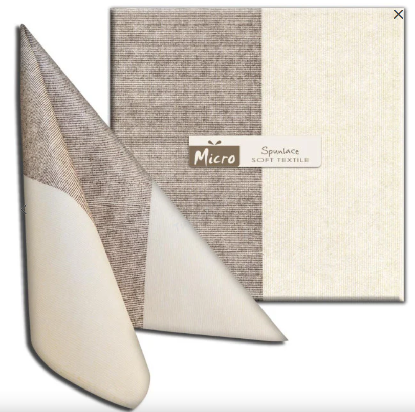 PACK SERVICE MICRO MAISON CACAO AIRLAID NAPKIN 40X40 50PK