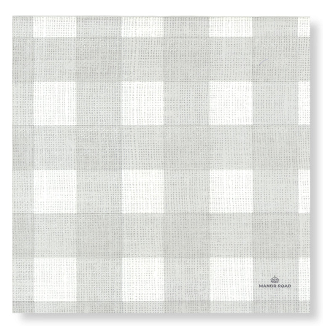 Manor Road Dinner Napkins 20 x 20cm 20Pk