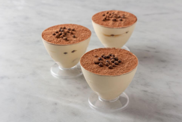 Tiramisu, individual dessert cup