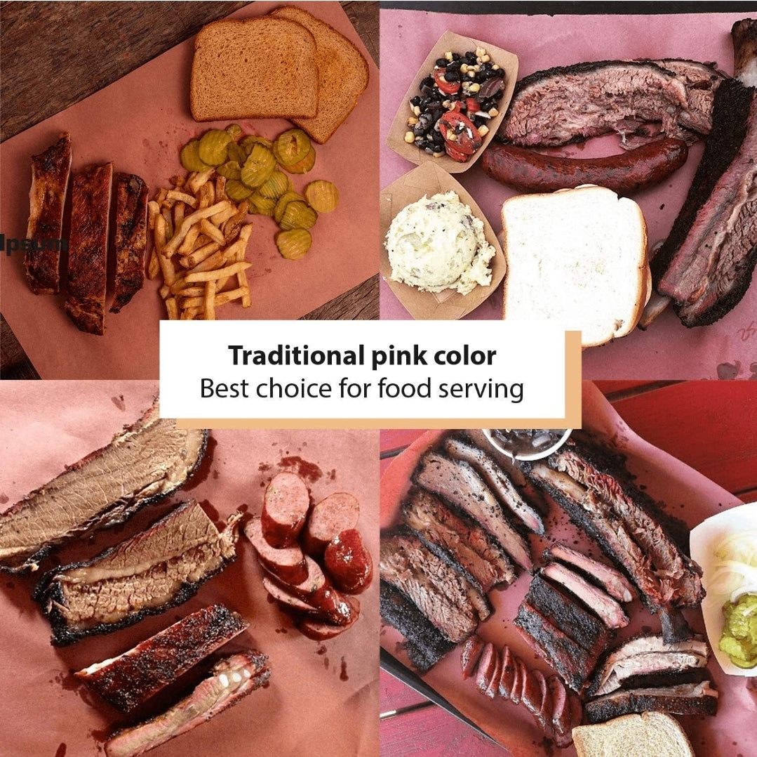 Pink Butcher Paper Roll, 18" x 75'