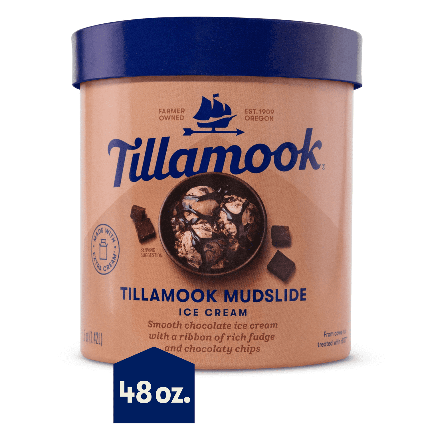 Tillamook Mudslide Ice Cream, 1.5 qt