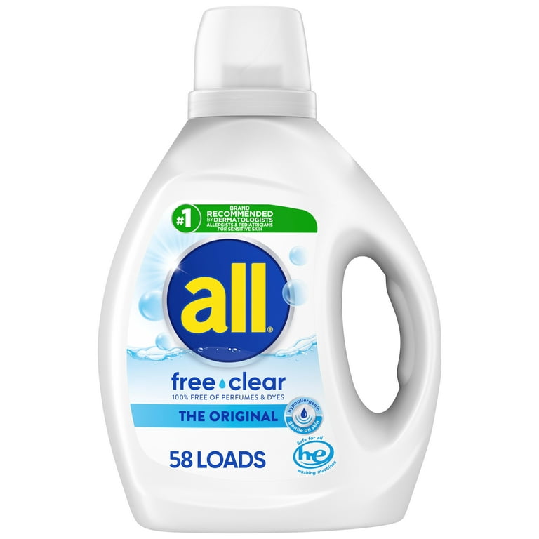 All Free & Clear Liquid Laundry Detergent, 88 fl oz