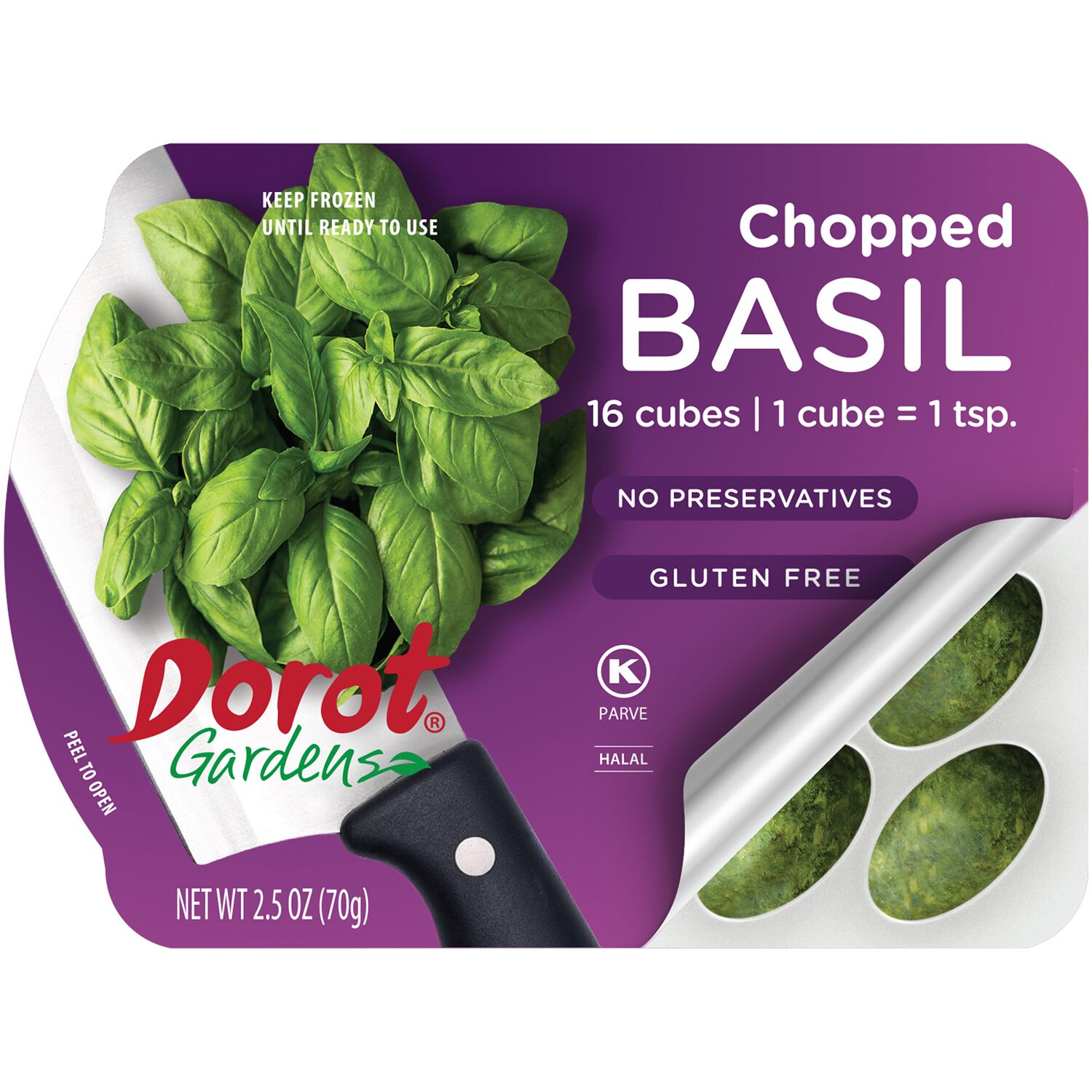 Dorot Chopped Basil, 2.5oz