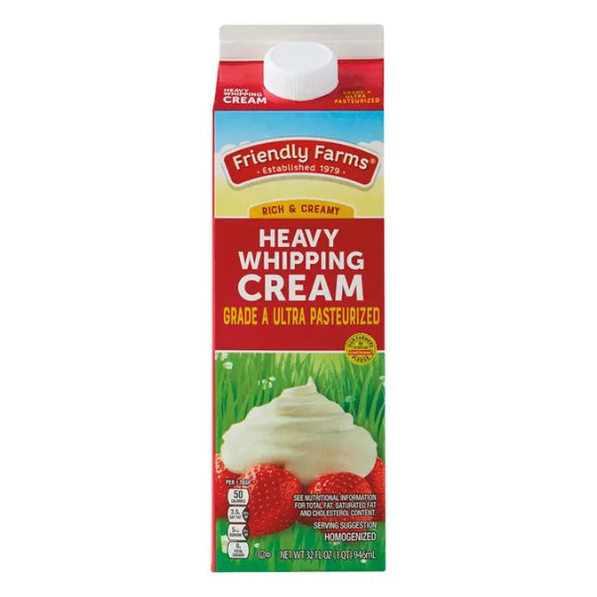 Friendly Farms Heavy Whipping Cream, 1Q