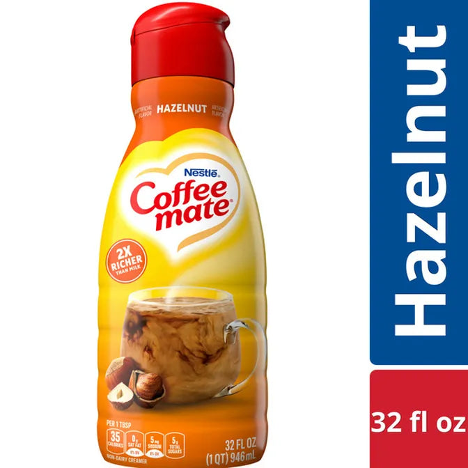 Nestle Coffeemate Hazelnut 32oz