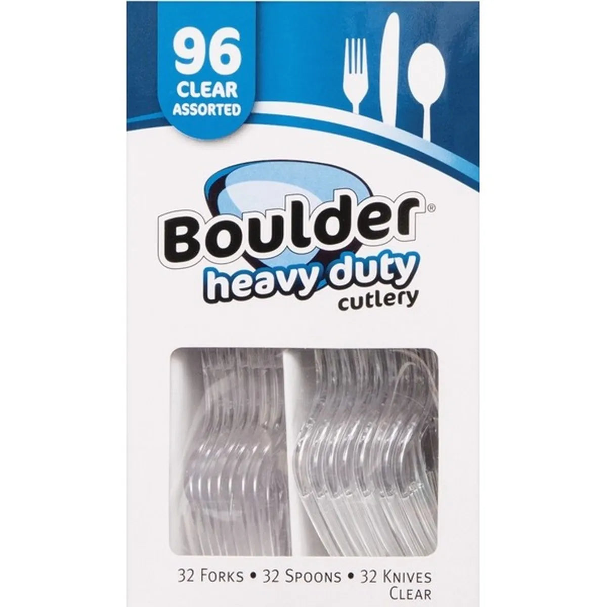 Boulder Heavy Duty Cutlery, 96ct