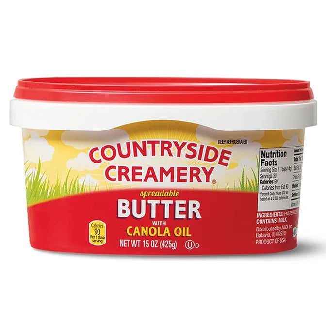 Spreadable Butter with Canola Oil