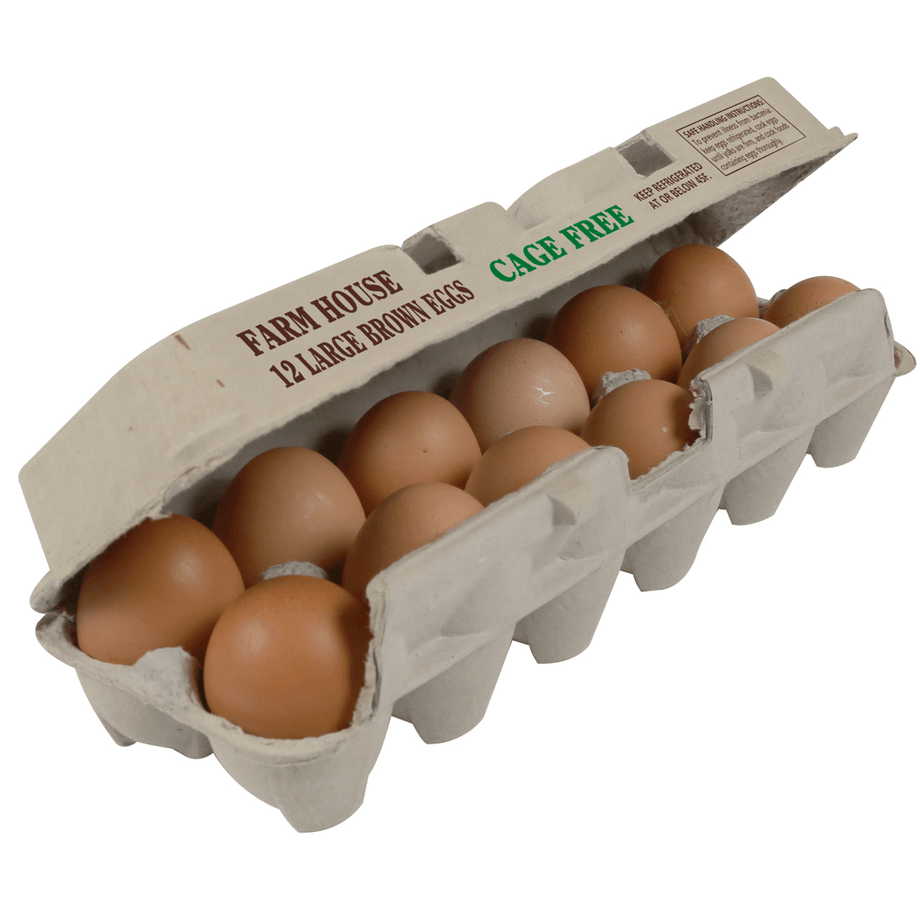 Cadia Large Brown Eggs, 1 dzn