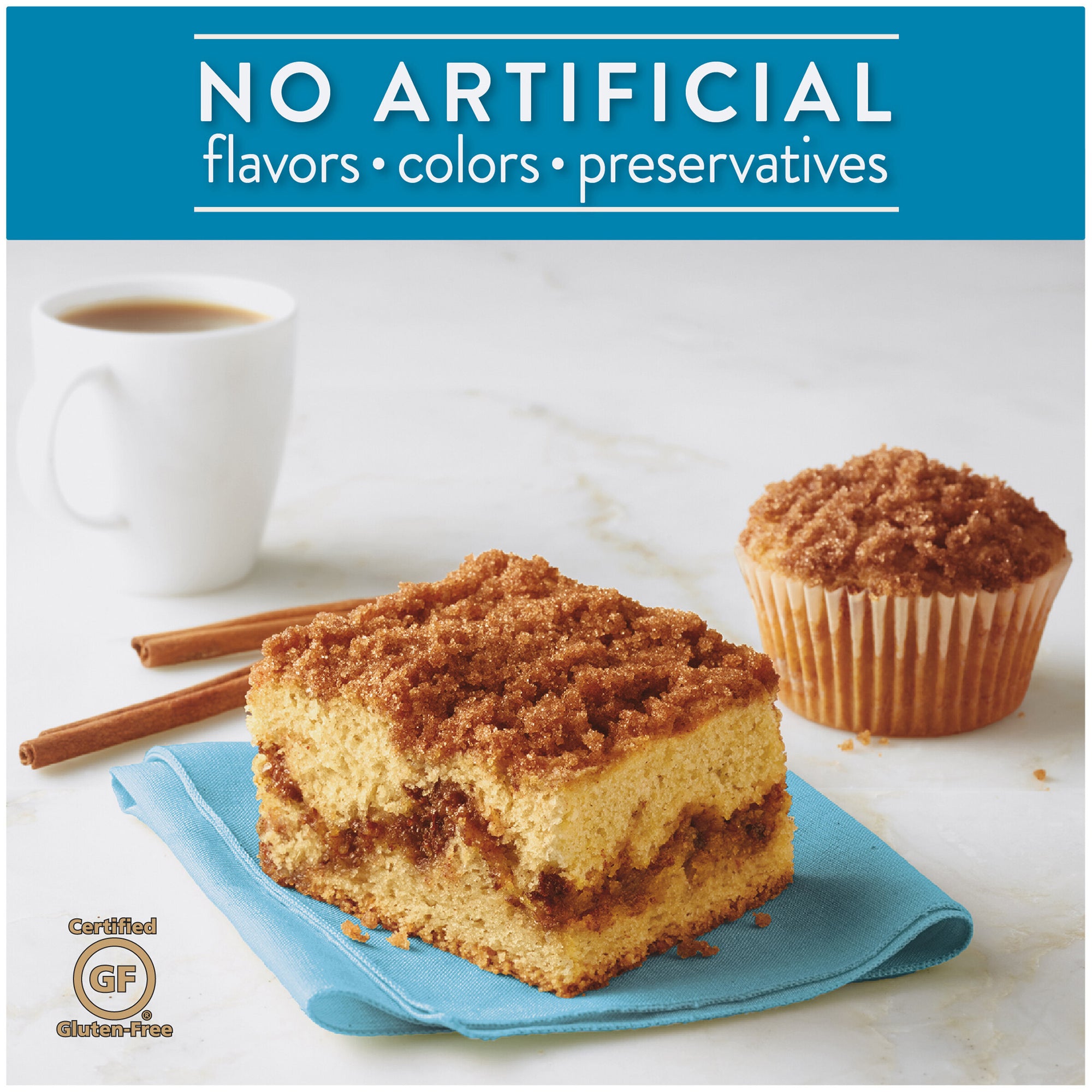 Krusteaz Gluten Free Cinnamon Swirl Crumb Cake Mix, 20 oz