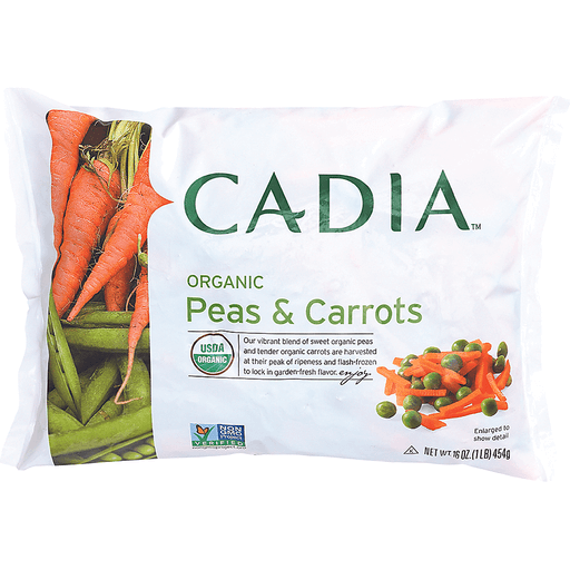 Cadia Veg Peas Shoestrng Carrot Org - 16OZ