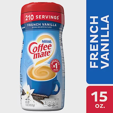 Nestle Coffee Mate Powdered French Vanilla Coffee Creamer, 15oz