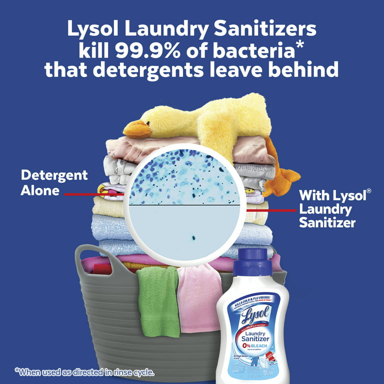 Lysol Laundry Sanitizer, Crisp Linen, 41oz