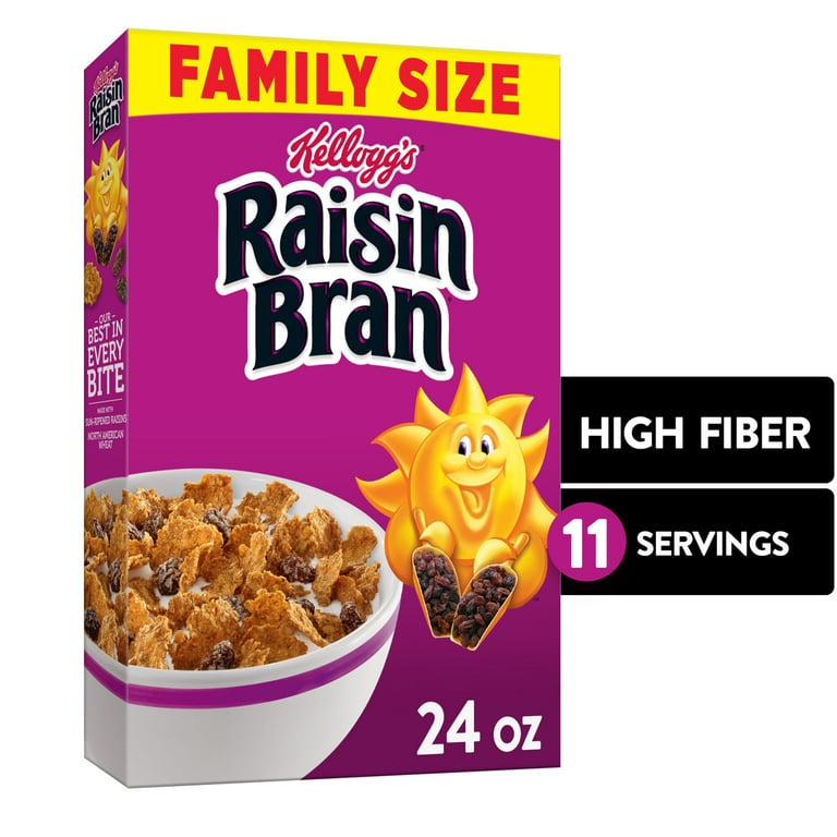 Kellogs Raisin Bran Cereal,  24oz