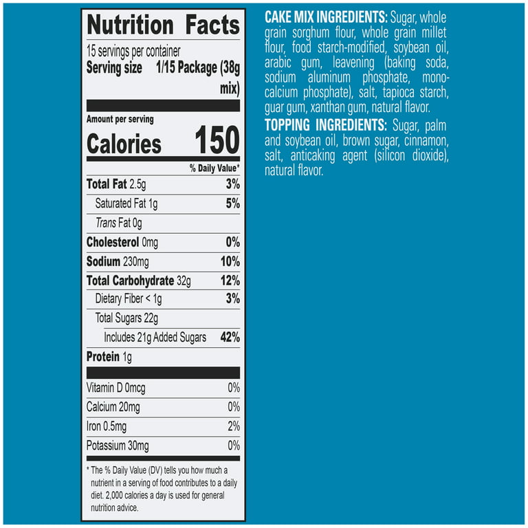 Krusteaz Gluten Free Cinnamon Swirl Crumb Cake Mix, 20 oz