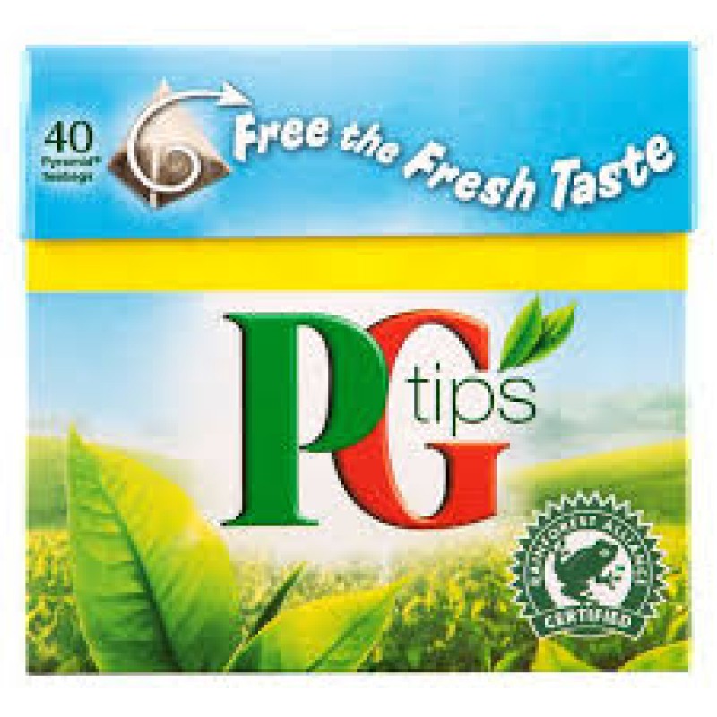 PG Tips Pyramid Teabags, 40ct