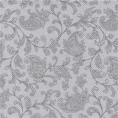 Papstar Royal Collection Napkins Ornaments Design, Grey 20pk