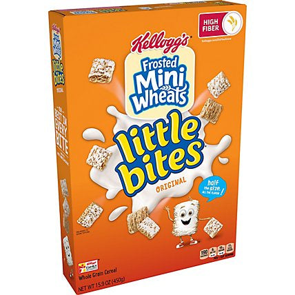 Kelloggs Frosted Mini Wheats, little bites, 15.9oz