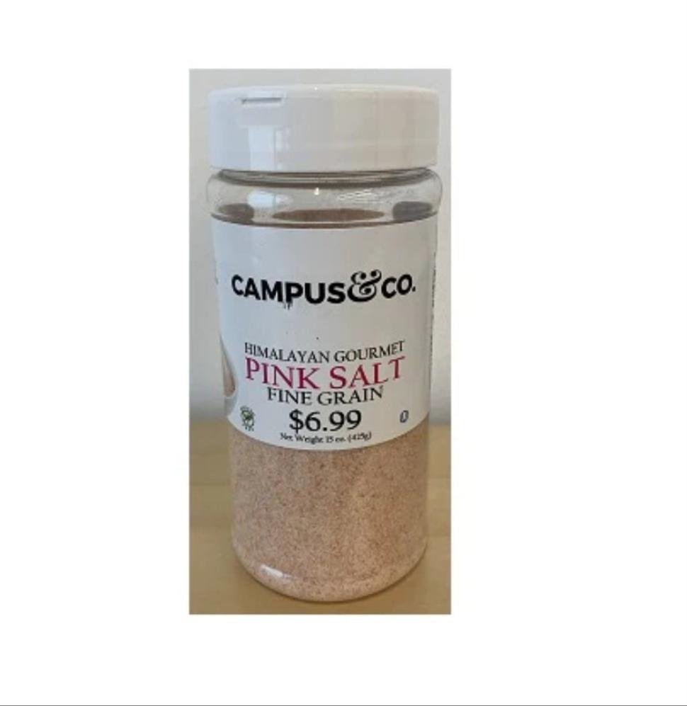 Campus & Co Sea Salt, Pink Himalayan Salt, Grinder, 7oz