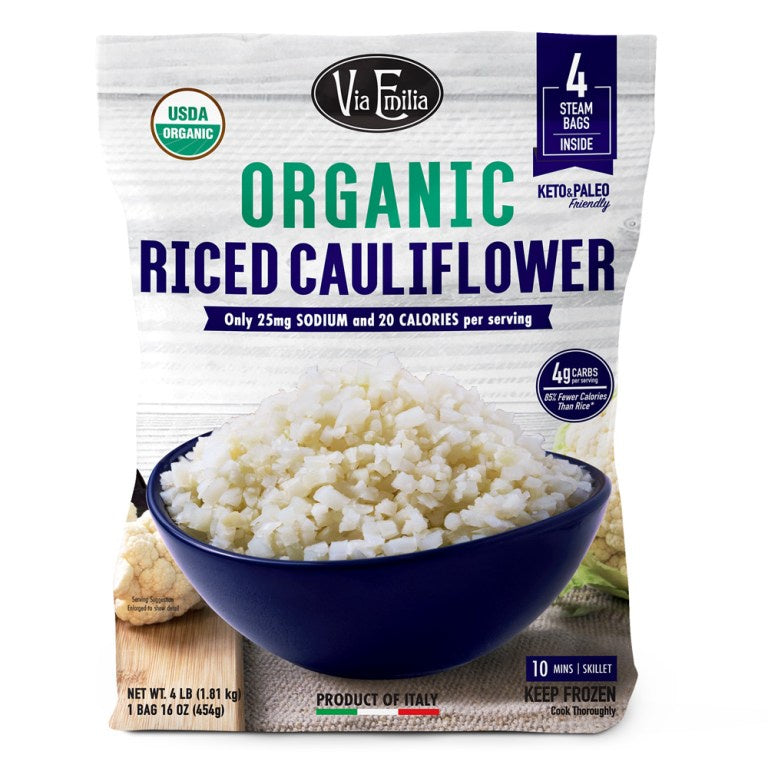 Via Familia Organic Riced Cauliflower, 4lb