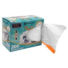 MM Power Flex Tall Kitchen Trash Bags, Roll of 100