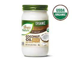 Simply Nature Organic Coconut Oil, 14floz