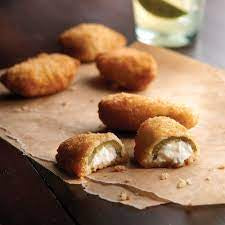 Breaded Jalapenos with cream cheese, approx 20