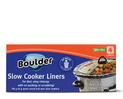 Boulder Slow Cooker Liners, 4ct