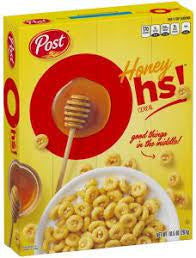Post Honey Ohs! Cereal, 20oz