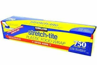 Kirkland Stretch-tite Plastic Food Wrap 750sf