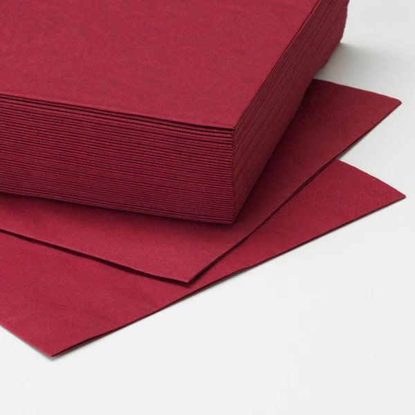 Fantastisk 40x40 Napkins, Burgundy, 50ct