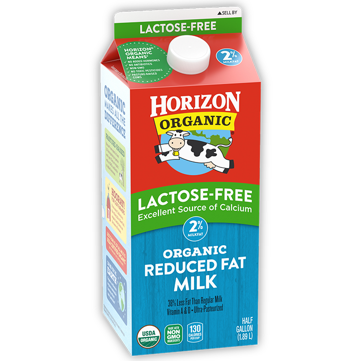 Kirkland Organic Lactose-Free 2% milk, 1/2 gal
